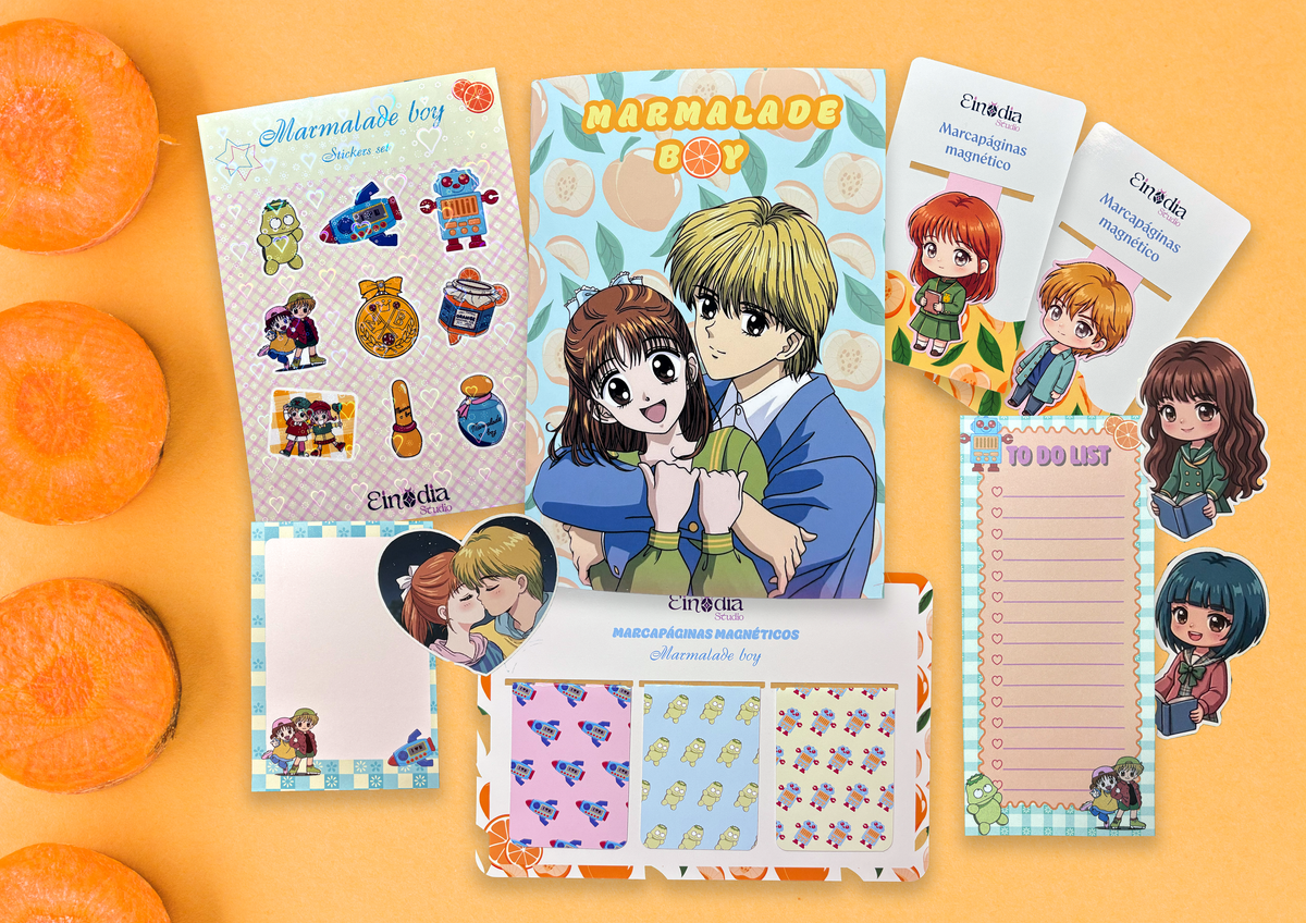 Set completo de papelería Marmalade Boy