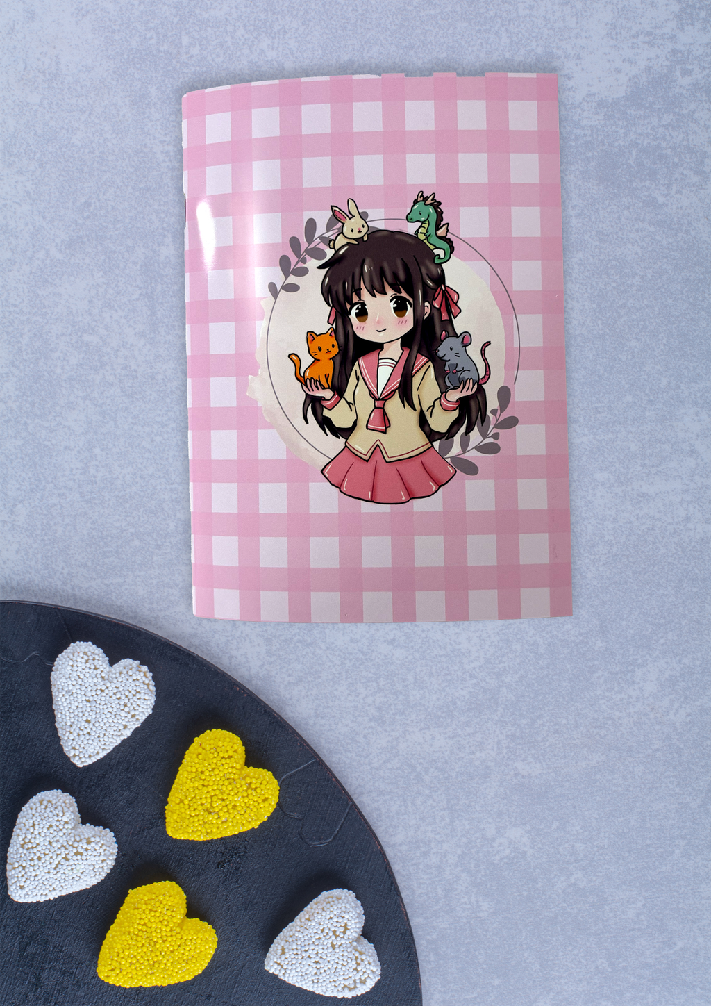 Set de papelería completo inspirado en Fruits Basket