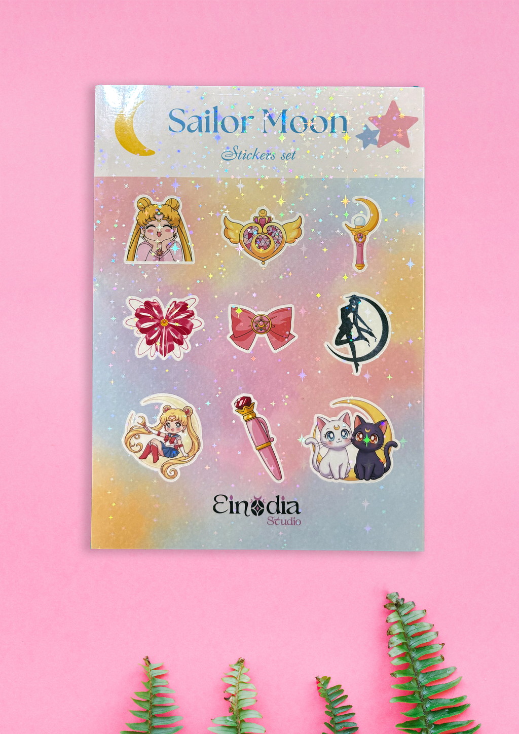 Set completo de papelería inspirado en Sailor Moon