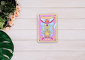 Libreta tamaño A6 grapada con interior en blanco inspirada en Sakura Cardcaptor