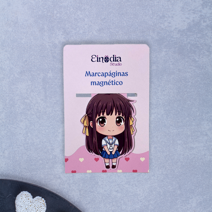 Marcapáginas magnético de Tohru inspirado en Fruits Basket