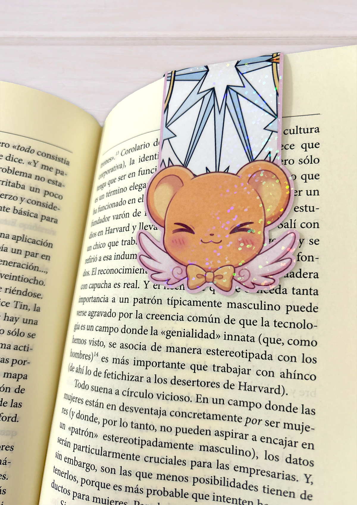 Pack duo de marcapáginas magnéticos holográficos inspirados en Sakura Cardcaptor y Keroberos