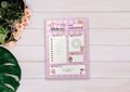 Plan diario encolado tamaño A5 inspirado en Sakura Cardcaptor