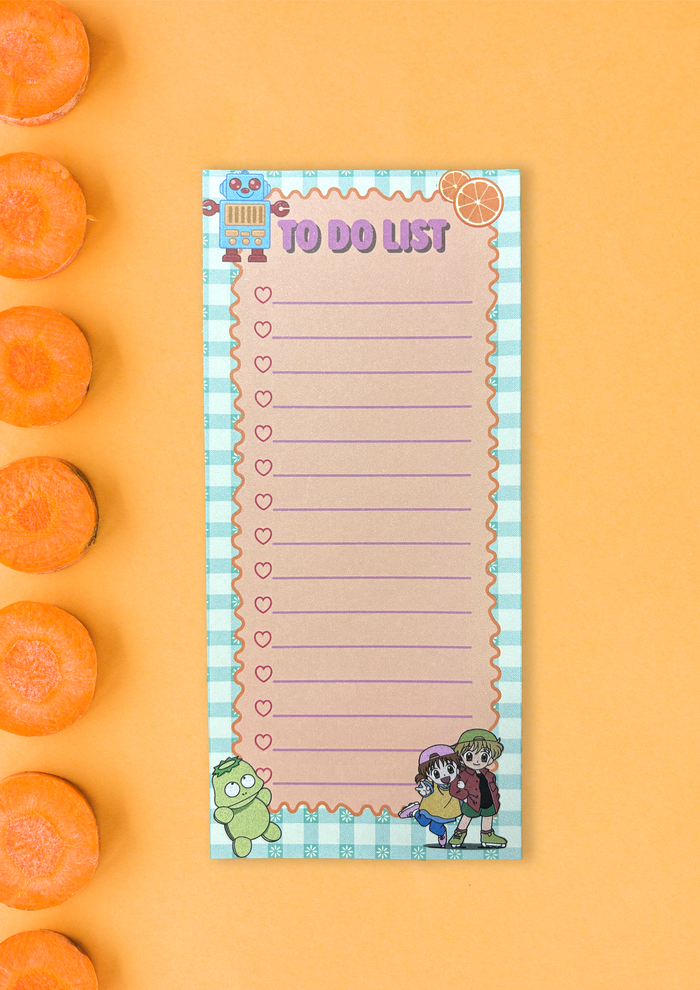 Bloc de notas encolado de escritorio "To do List" de Marmalade Boy